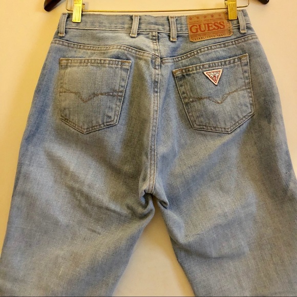 Vintage Authentic Original Guess Faded Jeans - Picture 5 of 6